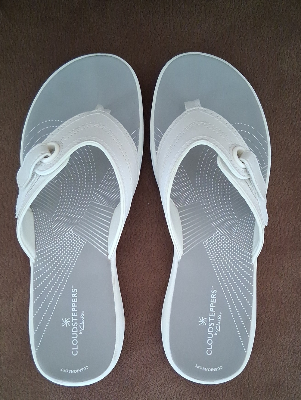 Clark's Breeze Sea Cloudstepper Women's Flip Flop Sandals Size 10
